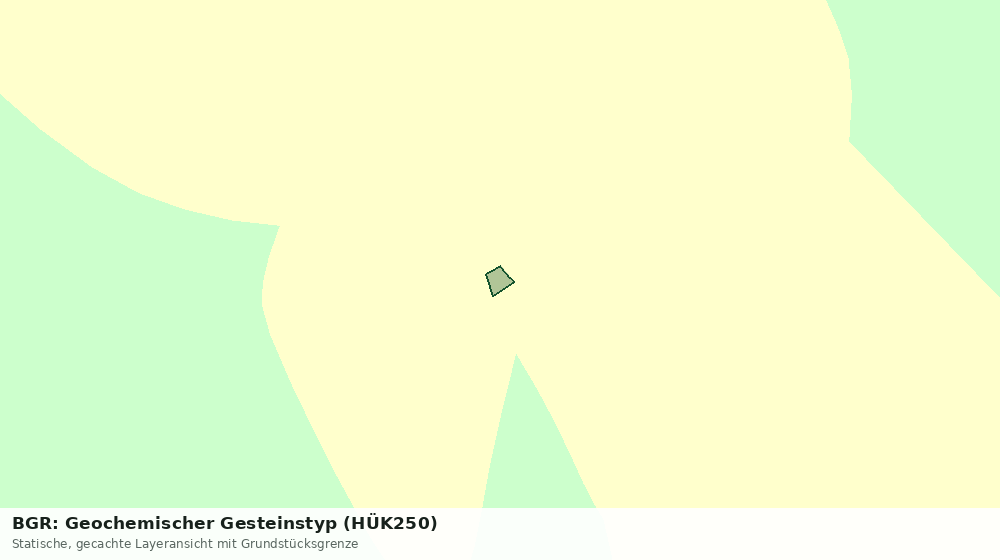 Statische Kartenansicht: BGR: Geochemischer Gesteinstyp (HÜK250)
