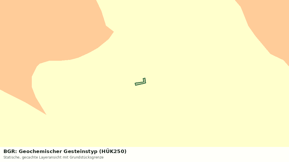 Statische Kartenansicht: BGR: Geochemischer Gesteinstyp (HÜK250)