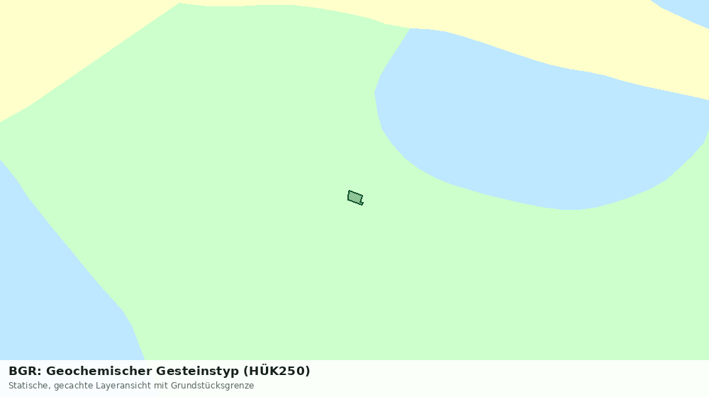 Statische Kartenansicht: BGR: Geochemischer Gesteinstyp (HÜK250)