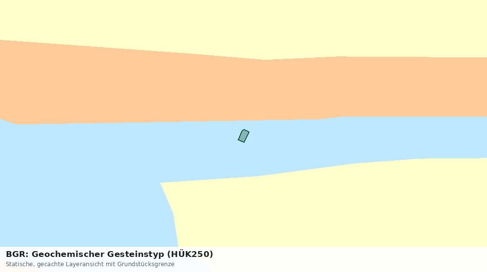 Statische Kartenansicht: BGR: Geochemischer Gesteinstyp (HÜK250)