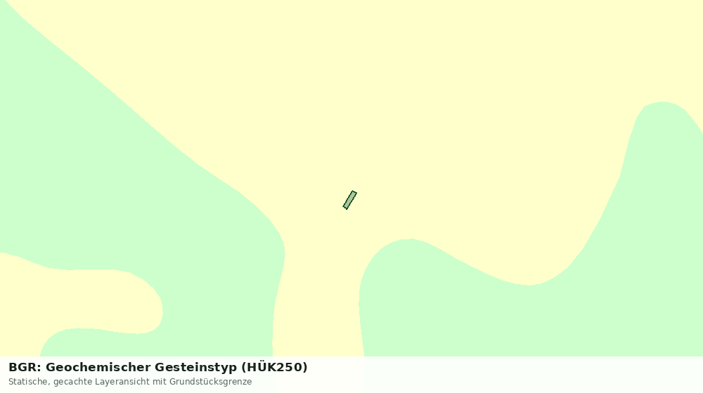 Statische Kartenansicht: BGR: Geochemischer Gesteinstyp (HÜK250)