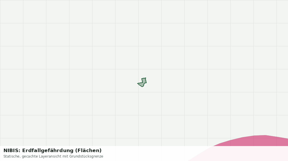 Statische Kartenansicht: NIBIS: Erdfallgefährdung (Flächen)