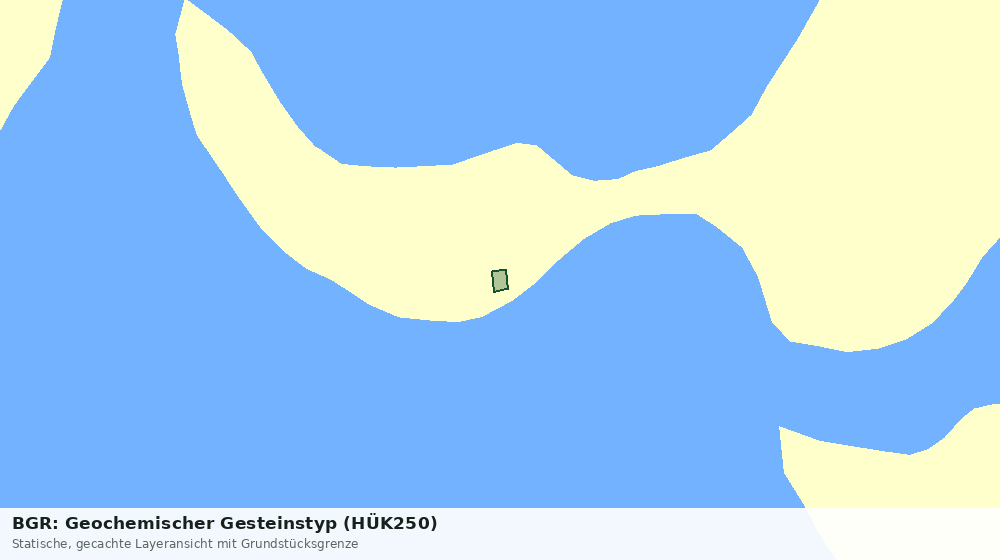 Statische Kartenansicht: BGR: Geochemischer Gesteinstyp (HÜK250)