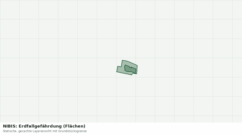 Statische Kartenansicht: NIBIS: Erdfallgefährdung (Flächen)