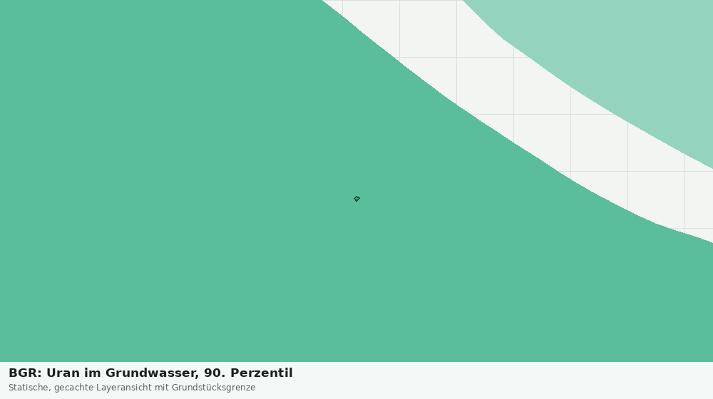 Statische Kartenansicht: BGR: Uran im Grundwasser, 90. Perzentil