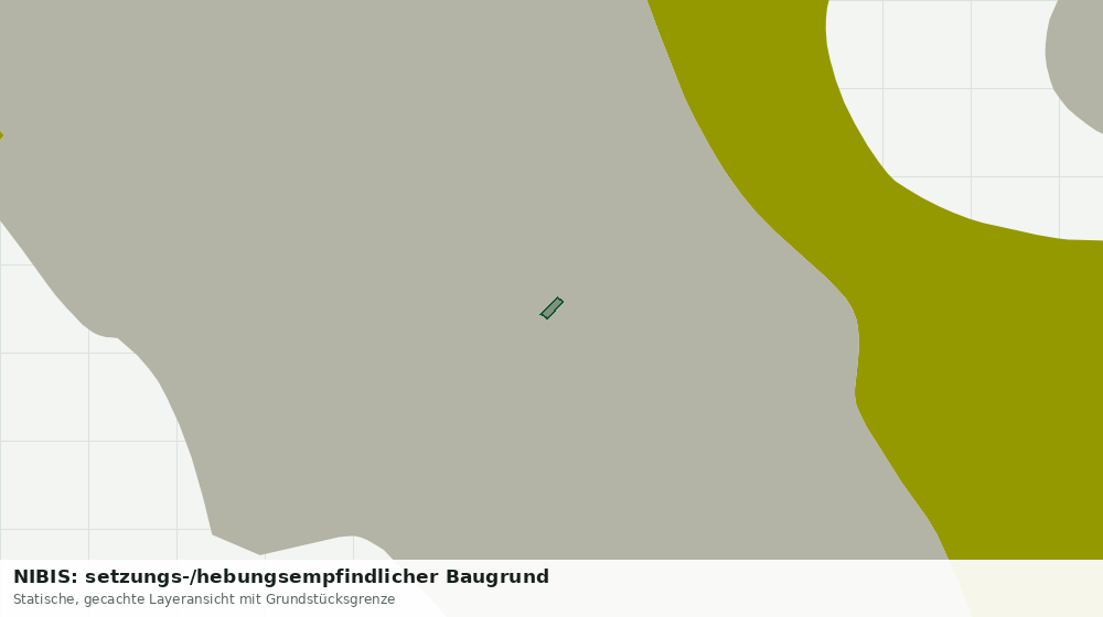 Statische Kartenansicht: NIBIS: setzungs-/hebungsempfindlicher Baugrund