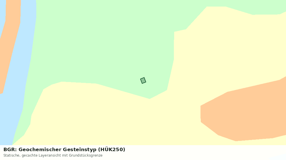 Statische Kartenansicht: BGR: Geochemischer Gesteinstyp (HÜK250)