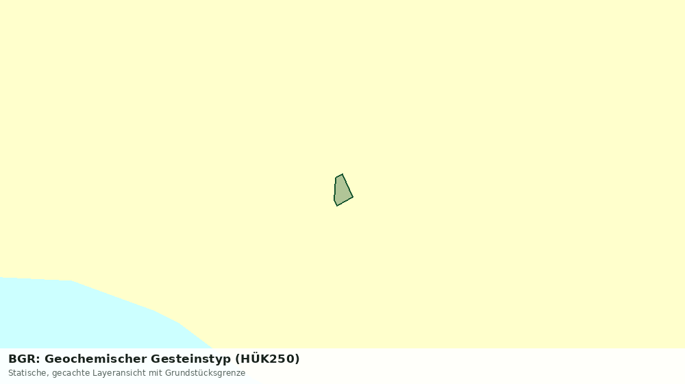 Statische Kartenansicht: BGR: Geochemischer Gesteinstyp (HÜK250)