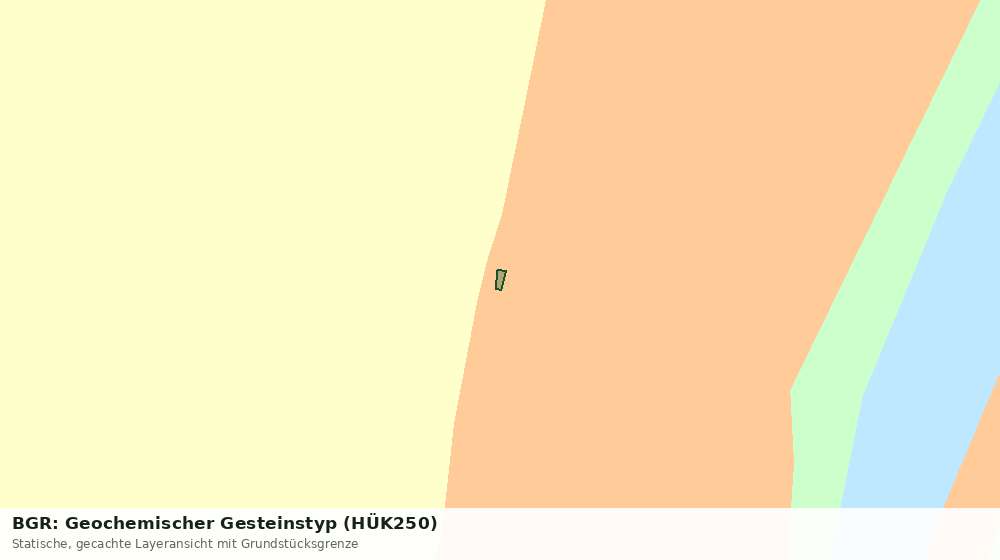 Statische Kartenansicht: BGR: Geochemischer Gesteinstyp (HÜK250)