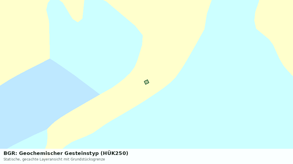 Statische Kartenansicht: BGR: Geochemischer Gesteinstyp (HÜK250)