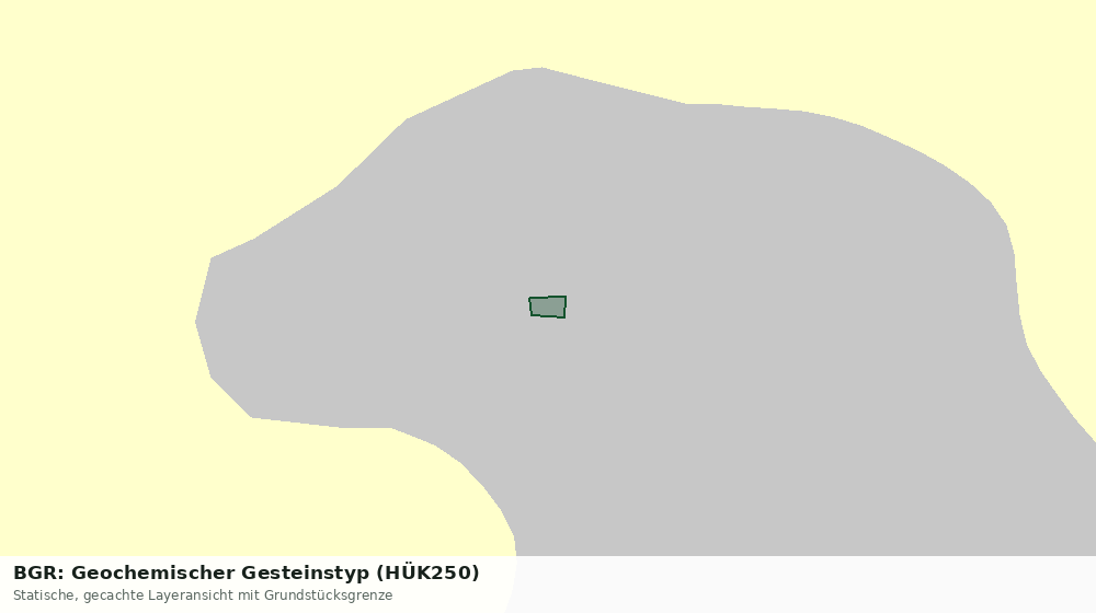 Statische Kartenansicht: BGR: Geochemischer Gesteinstyp (HÜK250)
