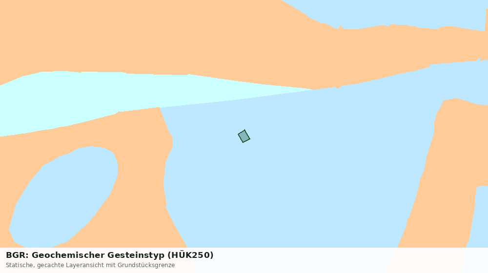 Statische Kartenansicht: BGR: Geochemischer Gesteinstyp (HÜK250)