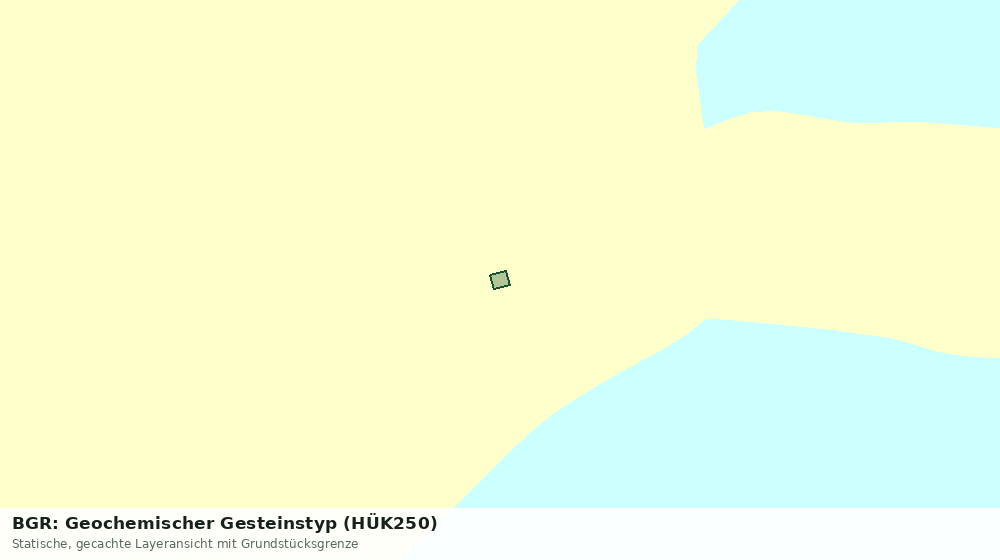 Statische Kartenansicht: BGR: Geochemischer Gesteinstyp (HÜK250)