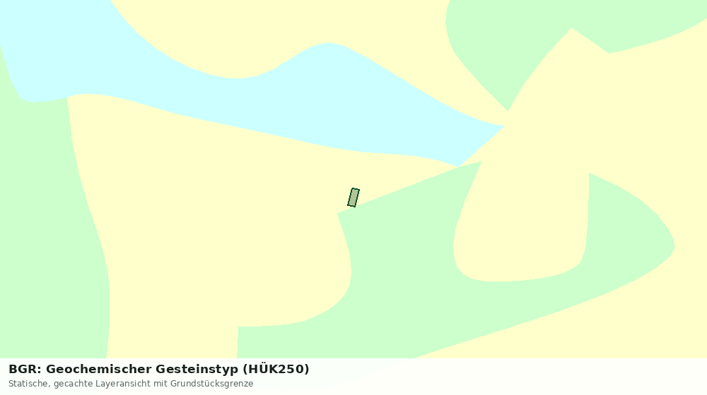 Statische Kartenansicht: BGR: Geochemischer Gesteinstyp (HÜK250)