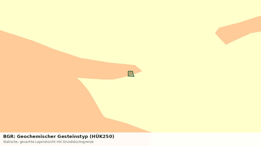 Statische Kartenansicht: BGR: Geochemischer Gesteinstyp (HÜK250)