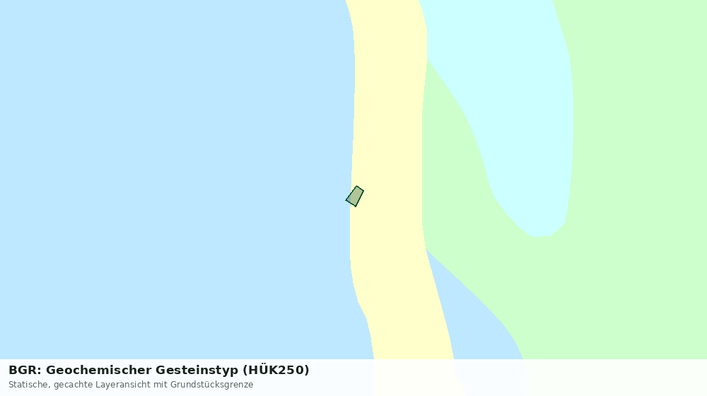 Statische Kartenansicht: BGR: Geochemischer Gesteinstyp (HÜK250)