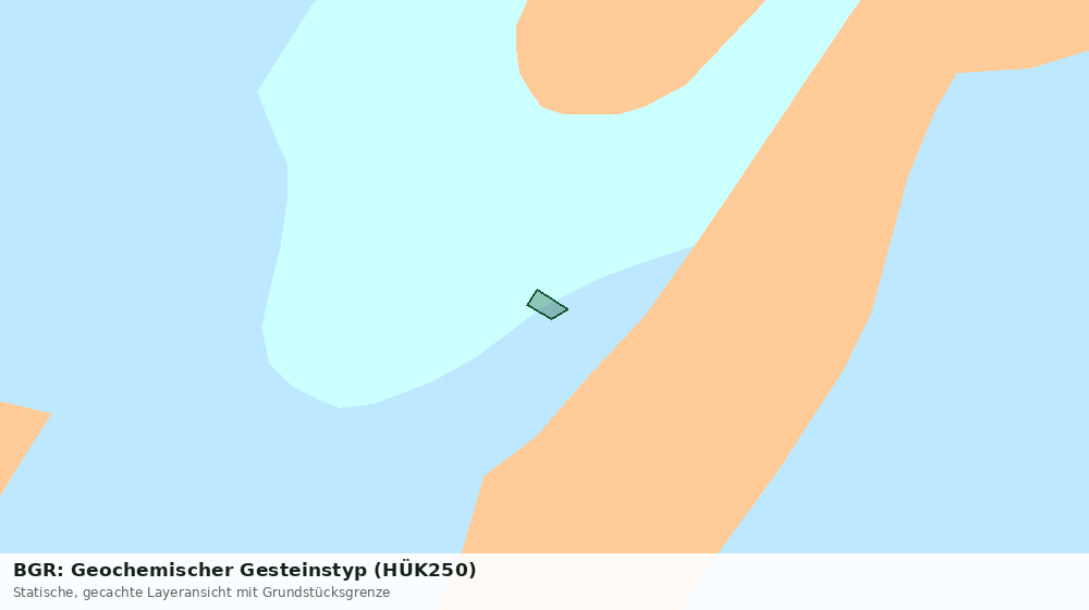 Statische Kartenansicht: BGR: Geochemischer Gesteinstyp (HÜK250)