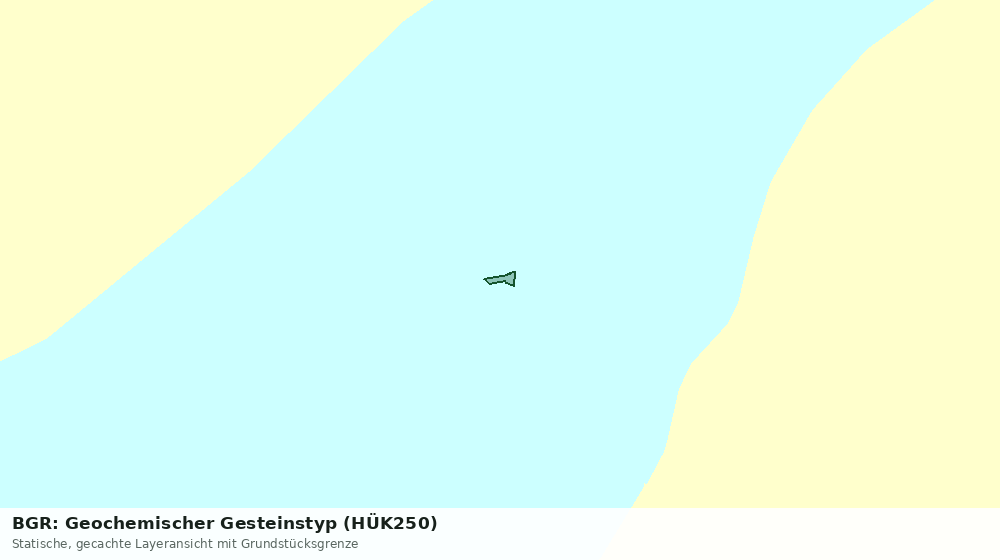 Statische Kartenansicht: BGR: Geochemischer Gesteinstyp (HÜK250)