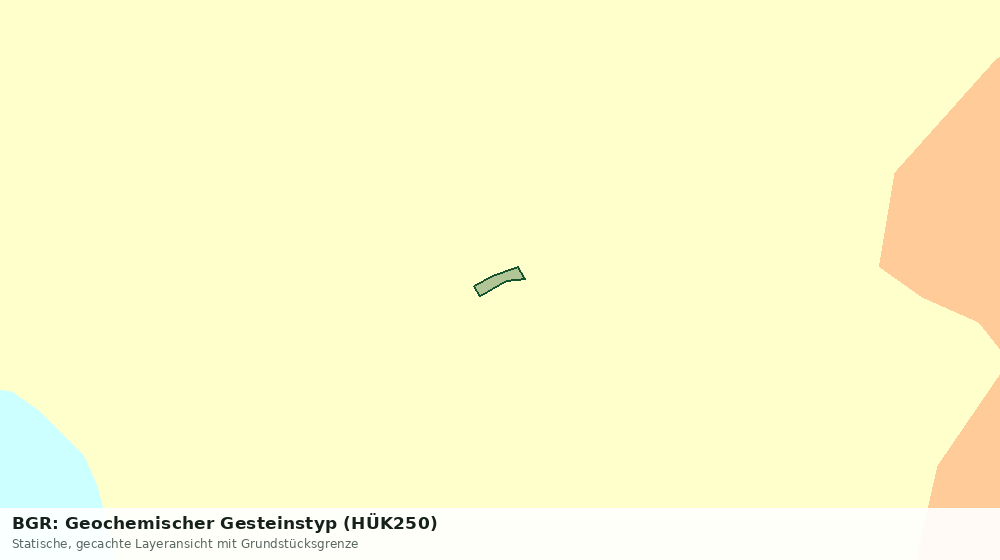 Statische Kartenansicht: BGR: Geochemischer Gesteinstyp (HÜK250)