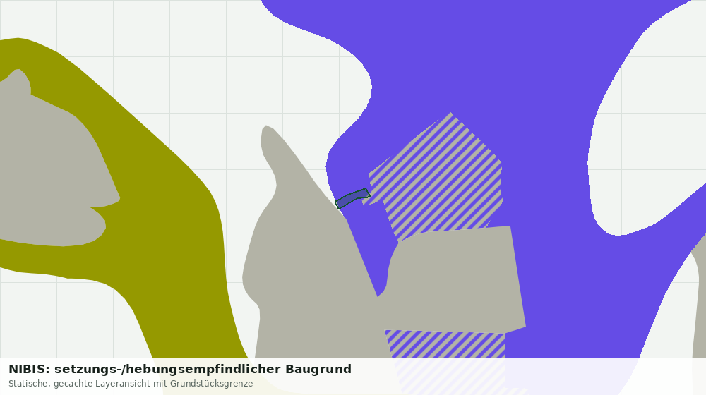 Statische Kartenansicht: NIBIS: setzungs-/hebungsempfindlicher Baugrund