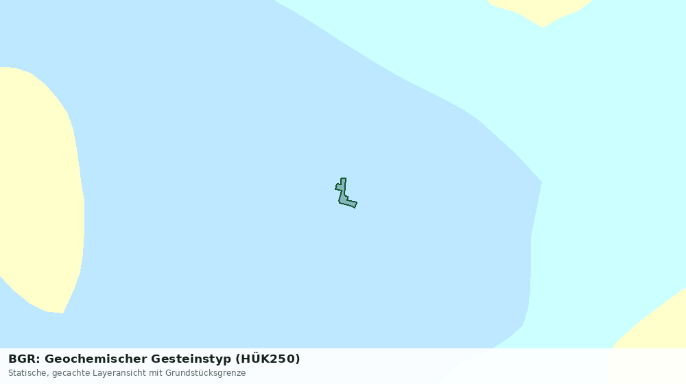 Statische Kartenansicht: BGR: Geochemischer Gesteinstyp (HÜK250)