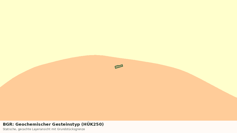 Statische Kartenansicht: BGR: Geochemischer Gesteinstyp (HÜK250)