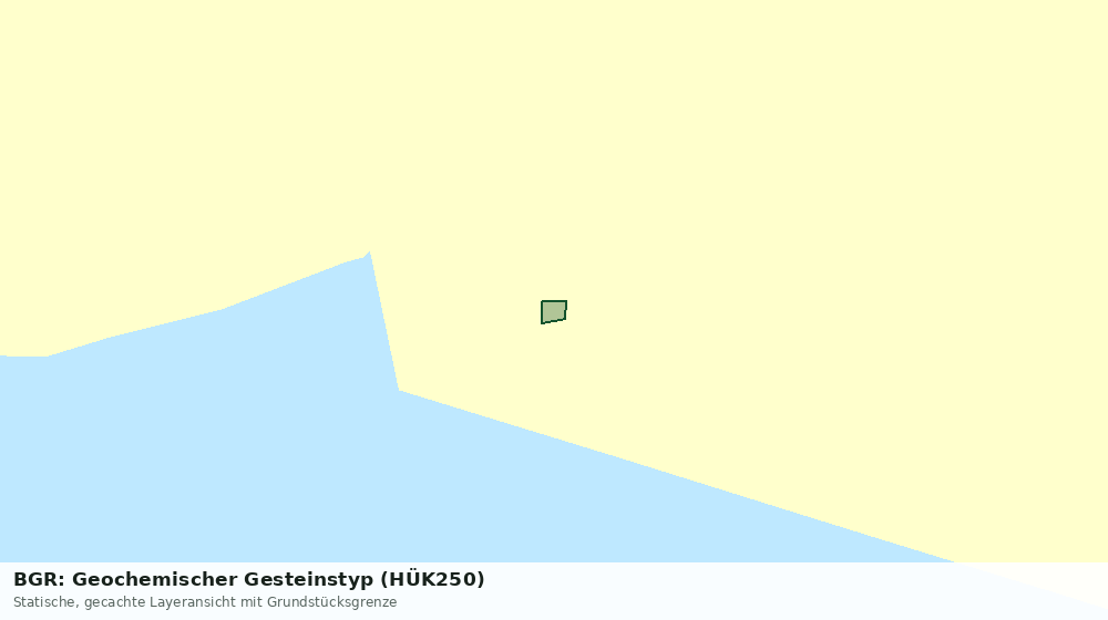 Statische Kartenansicht: BGR: Geochemischer Gesteinstyp (HÜK250)