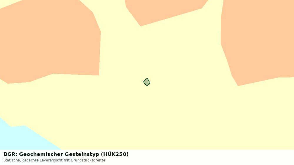 Statische Kartenansicht: BGR: Geochemischer Gesteinstyp (HÜK250)