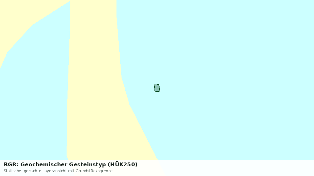 Statische Kartenansicht: BGR: Geochemischer Gesteinstyp (HÜK250)