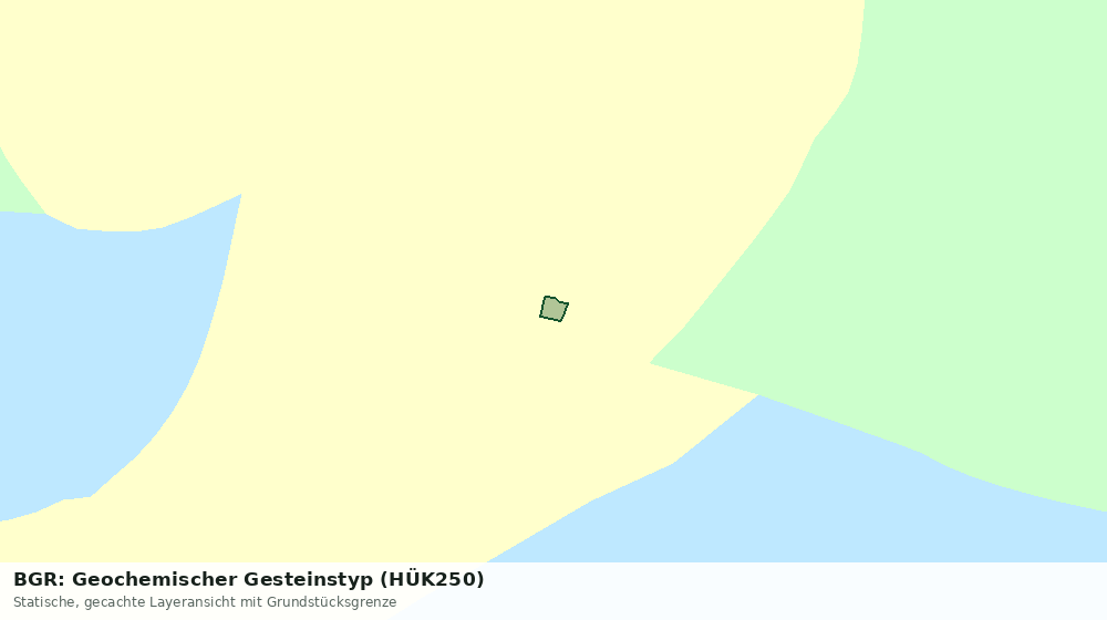 Statische Kartenansicht: BGR: Geochemischer Gesteinstyp (HÜK250)