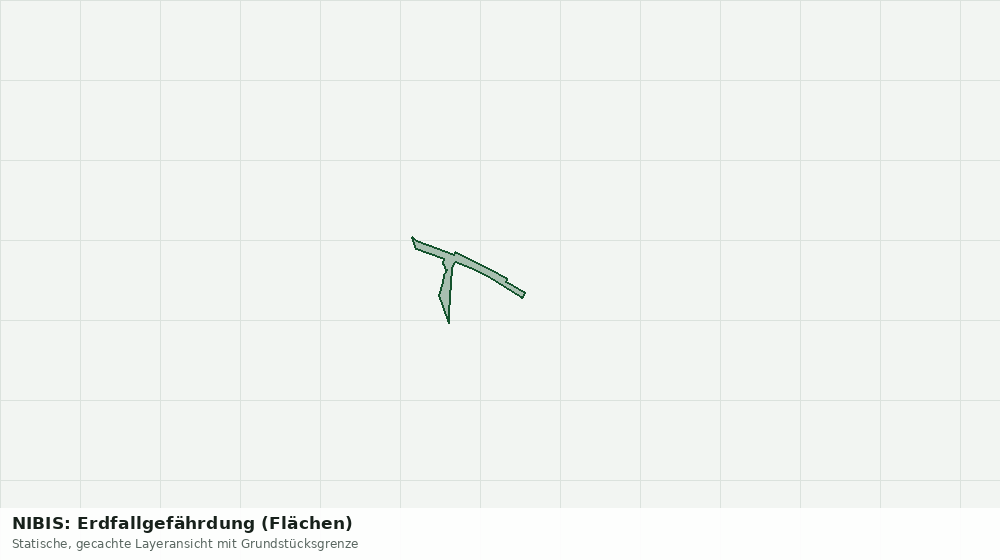 Statische Kartenansicht: NIBIS: Erdfallgefährdung (Flächen)