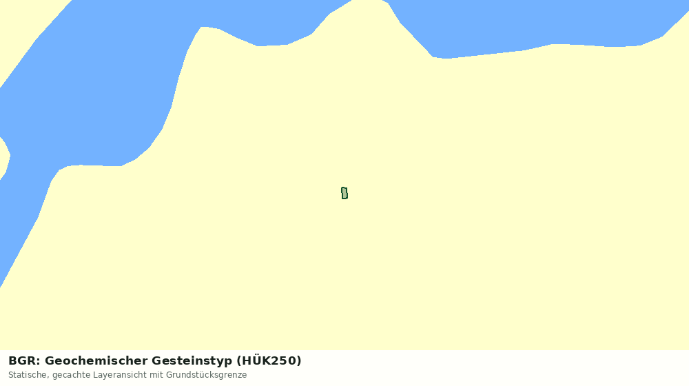 Statische Kartenansicht: BGR: Geochemischer Gesteinstyp (HÜK250)