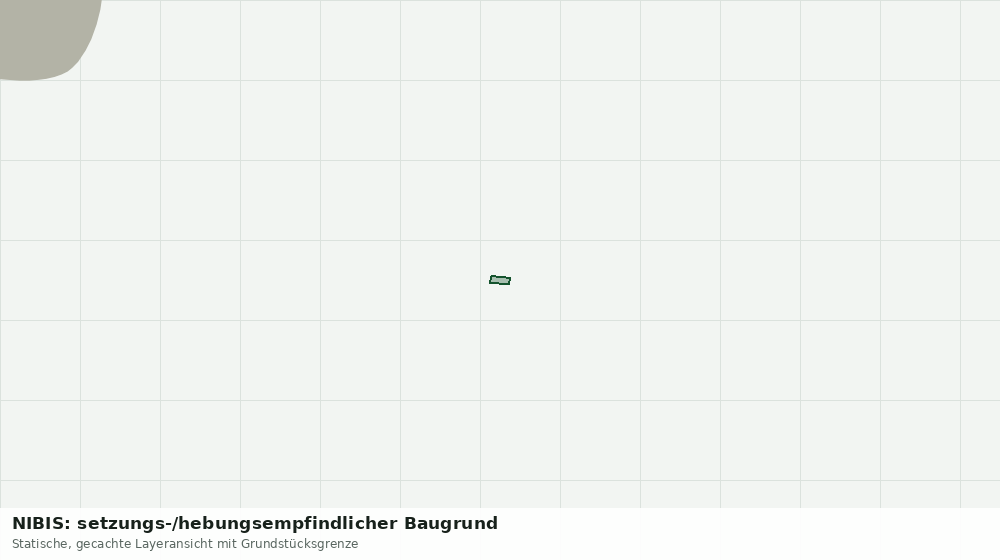 Statische Kartenansicht: NIBIS: setzungs-/hebungsempfindlicher Baugrund