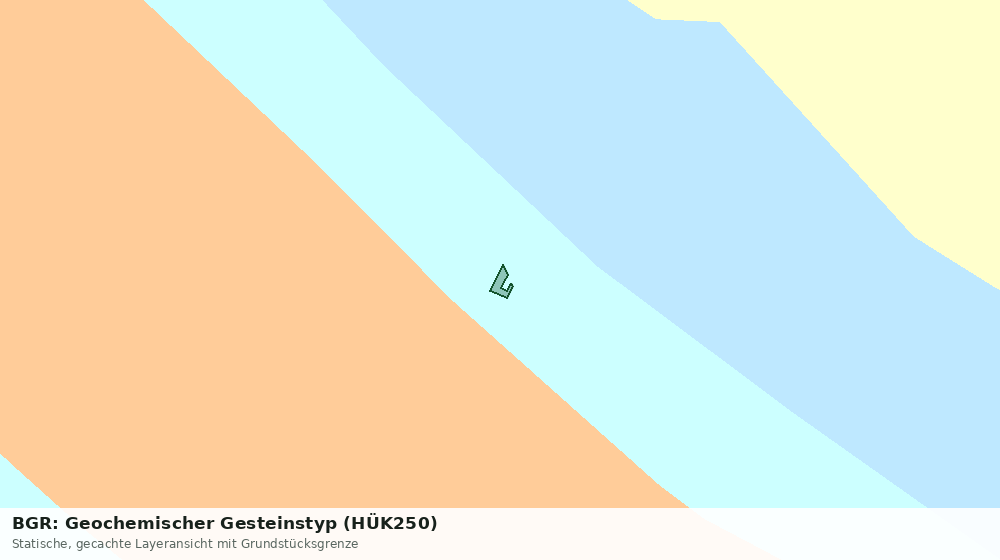 Statische Kartenansicht: BGR: Geochemischer Gesteinstyp (HÜK250)