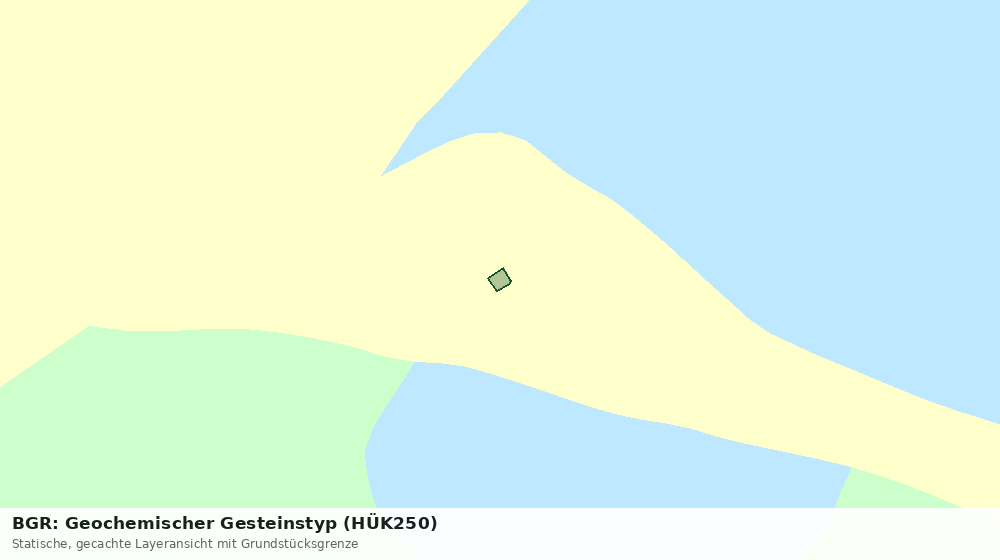 Statische Kartenansicht: BGR: Geochemischer Gesteinstyp (HÜK250)