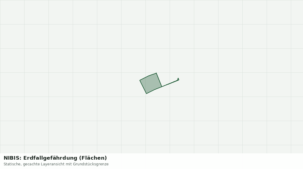 Statische Kartenansicht: NIBIS: Erdfallgefährdung (Flächen)