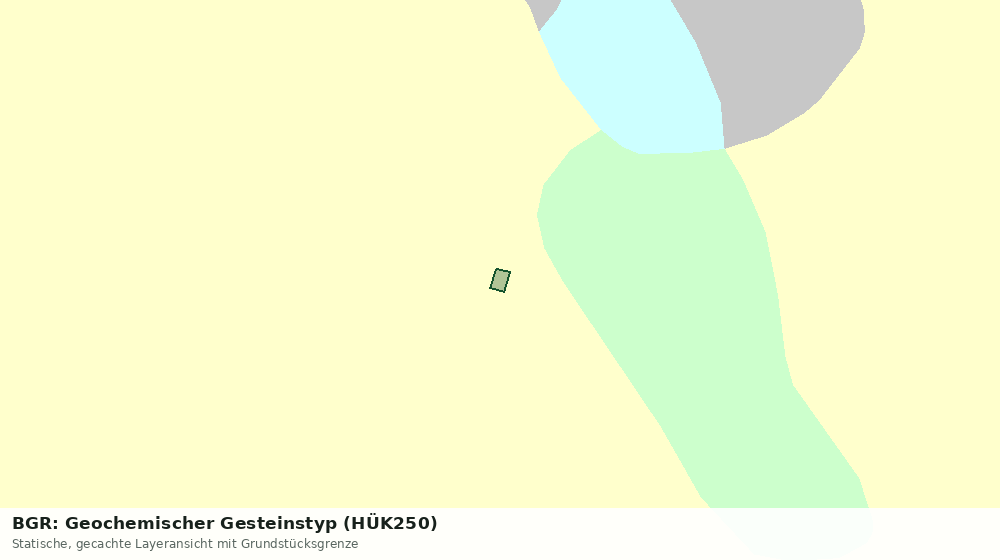 Statische Kartenansicht: BGR: Geochemischer Gesteinstyp (HÜK250)