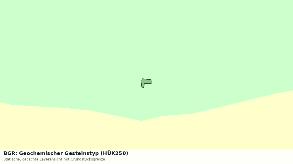 Statische Kartenansicht: BGR: Geochemischer Gesteinstyp (HÜK250)