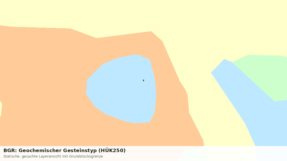 Statische Kartenansicht: BGR: Geochemischer Gesteinstyp (HÜK250)