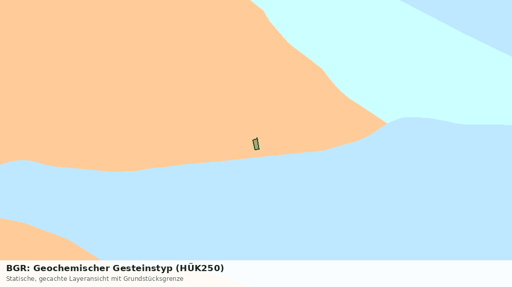 Statische Kartenansicht: BGR: Geochemischer Gesteinstyp (HÜK250)