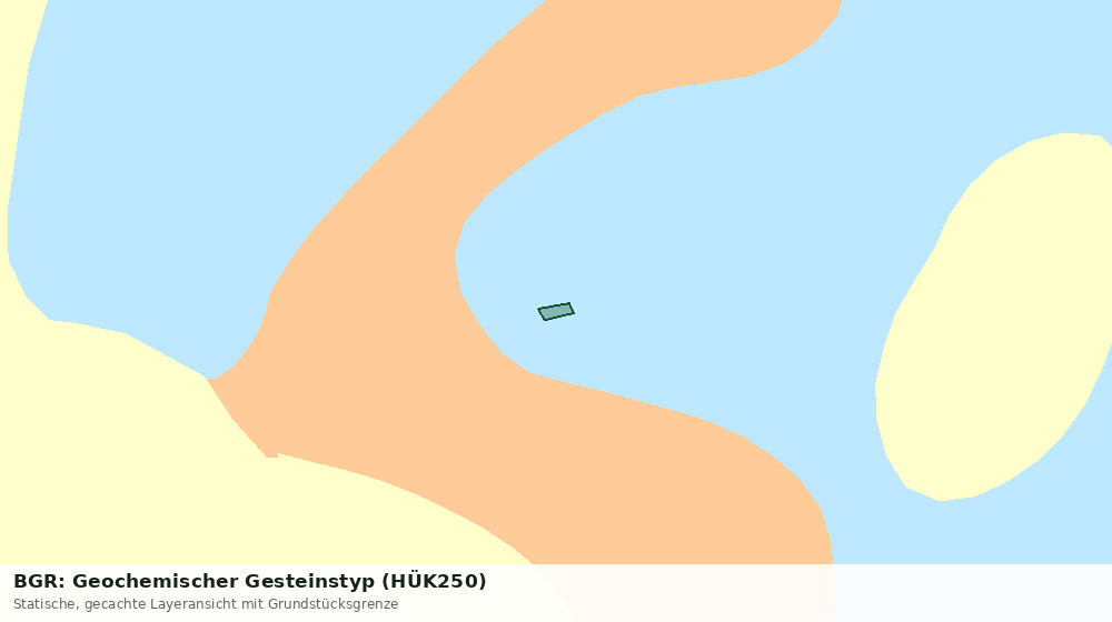 Statische Kartenansicht: BGR: Geochemischer Gesteinstyp (HÜK250)