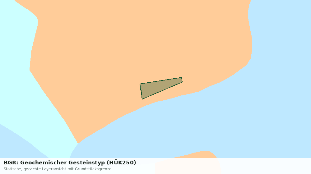 Statische Kartenansicht: BGR: Geochemischer Gesteinstyp (HÜK250)
