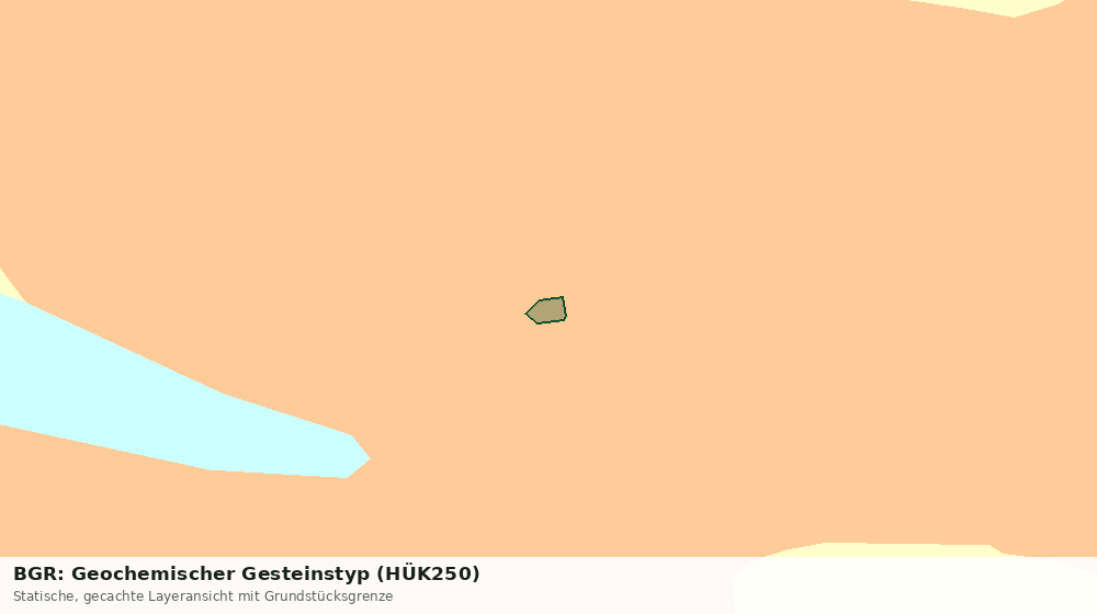 Statische Kartenansicht: BGR: Geochemischer Gesteinstyp (HÜK250)