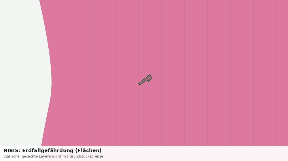Statische Kartenansicht: NIBIS: Erdfallgefährdung (Flächen)