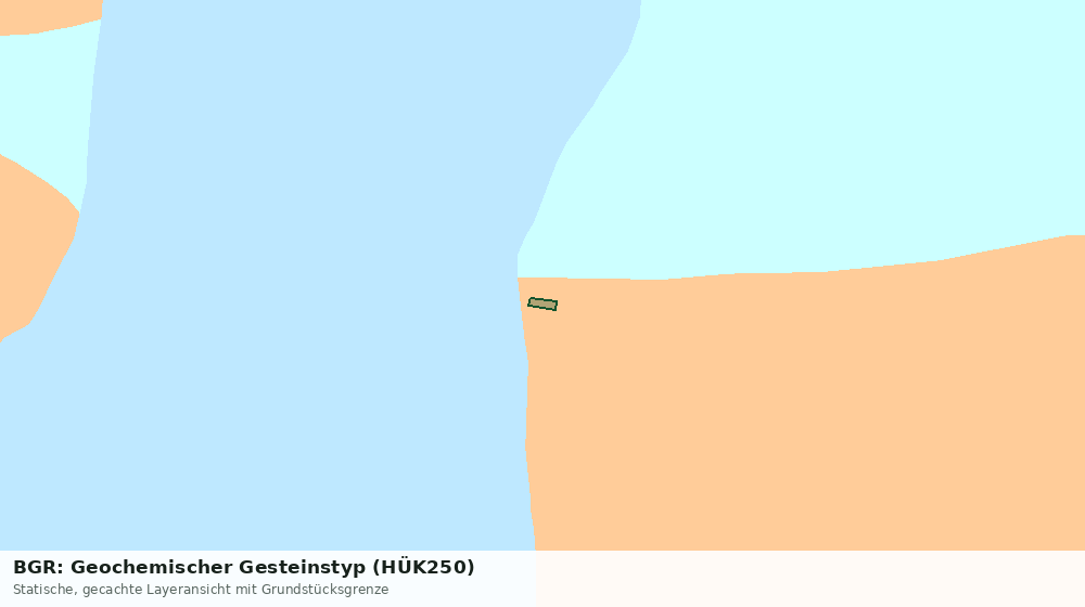 Statische Kartenansicht: BGR: Geochemischer Gesteinstyp (HÜK250)