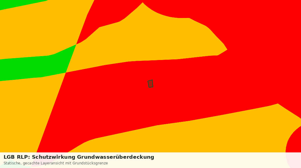 Statische Kartenansicht: LGB RLP: Schutzwirkung Grundwasserüberdeckung