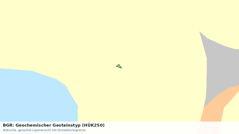 Statische Kartenansicht: BGR: Geochemischer Gesteinstyp (HÜK250)