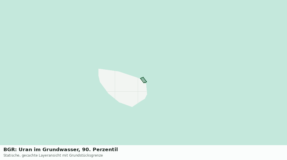 Statische Kartenansicht: BGR: Uran im Grundwasser, 90. Perzentil