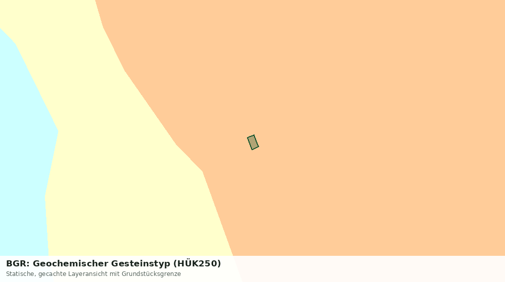 Statische Kartenansicht: BGR: Geochemischer Gesteinstyp (HÜK250)