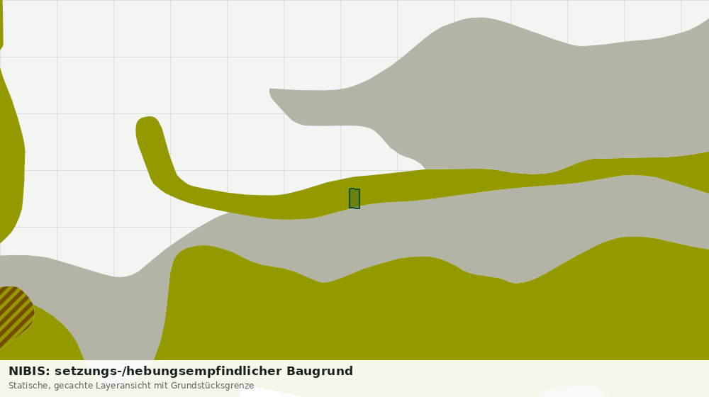 Statische Kartenansicht: NIBIS: setzungs-/hebungsempfindlicher Baugrund